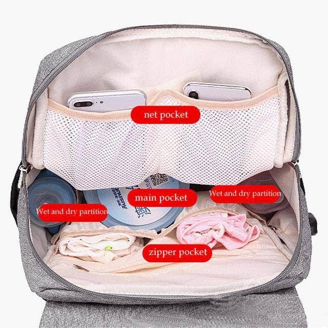 Milan - Light Comfort Everyday Travel Backpack (USB Charging + Bottle Warmer) - Image 6
