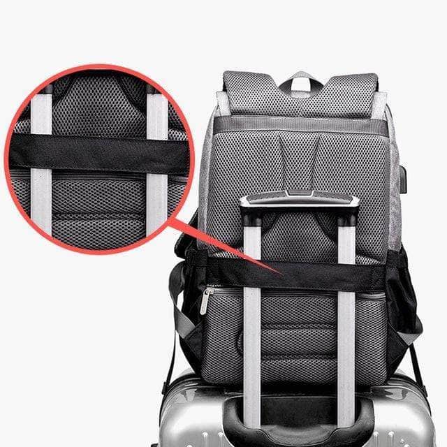Milan - Light Comfort Everyday Travel Backpack (USB Charging + Bottle Warmer) - Image 9