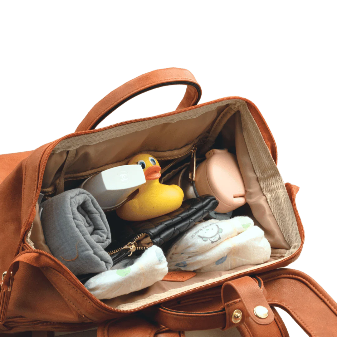 Leather Diaper Bag Backpack - La Madison™ II - Work & Play Commuter Backpack Gift Set (Limited Edition) - Image 8